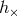 h ×