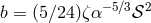 −5โ3 2 b = (5โ24 )ζ α ๐ฎ