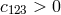 c123 > 0