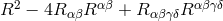 R2 − 4R αβRαβ + R αβγδR αβγδ