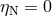 ηN = 0