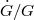 ˙G∕G