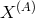 X (A)