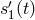 s′(t) 1