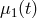 μ1(t)