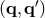 (q,q ′)