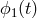 ϕ1(t)
