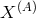 X (A)