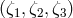 (ζ1,ζ2,ζ3)