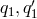 q1,q′ 1