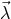 ⃗λ