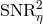 2 SNR η