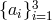 3 {ai} i=1