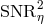 2 SNR η