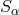 Sα
