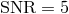 SNR = 5