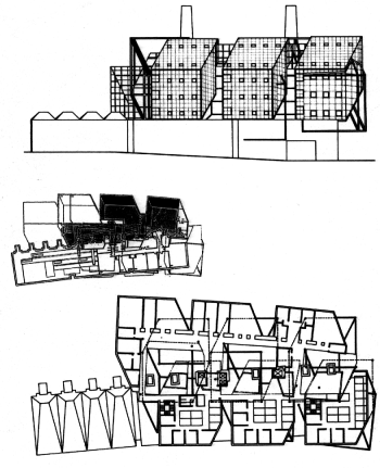 Elevation and plan, CMRI