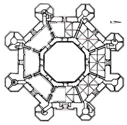 Plan, Castel del Monte