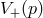 V+(p)