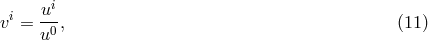 ui vi = -0, (11 ) u