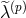 ^λ(p)