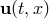 u (t,x)