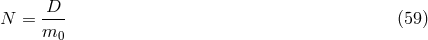 -D- N = m (59 ) 0