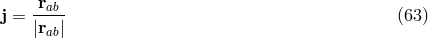 -rab- j = |rab| (63 )