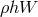 ρhW