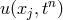 n u (xj,t )