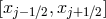 [xj−1∕2,xj+1∕2]