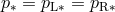 p∗ = pL∗ = pR∗