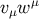 μ vμw