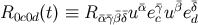 ¯α ¯γ ¯β ¯δ R0c0d(t) ≡ R ¯α¯γβ¯δ¯u ecu ed