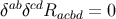 δabδcdRacbd = 0