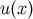 u(x )
