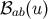 ℬab (u )