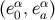 (eα,eα) 0 a