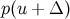 p(u + Δ)