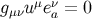 g u μeν= 0 μν a