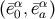 (¯eα ,¯eα) 0 a