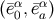 (¯eα,¯eα) 0 a