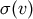 σ(v)