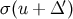 σ(u + Δ ′)