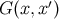 G (x, x′)
