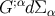G;αdΣ α
