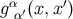 α ′ g α′(x,x )