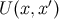 U (x,x′)