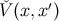 ˇV(x,x ′)