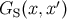 ′ GS (x,x )